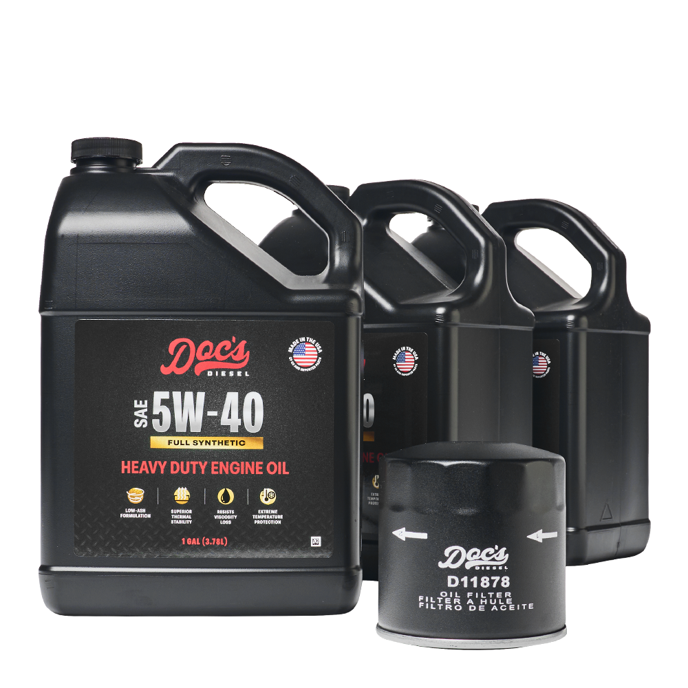 Doc's Diesel Chevrolet/GMC 6.6L Duramax 5W-40 Full Synthetic Oil Change Kit 2020-2025 brand_Doc's Diesel