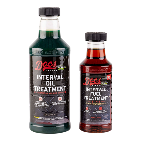 Doc's Diesel x Hot Shot's Secret Interval Fuel Treatment + Oil