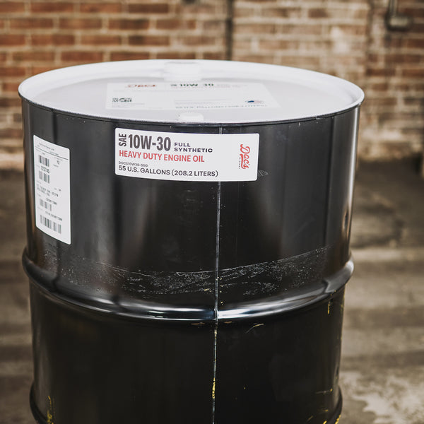 Doc's Diesel 10W-30 Full Synthetic Heavy Duty Diesel Oil 55 Gallon Drum Lifestyle