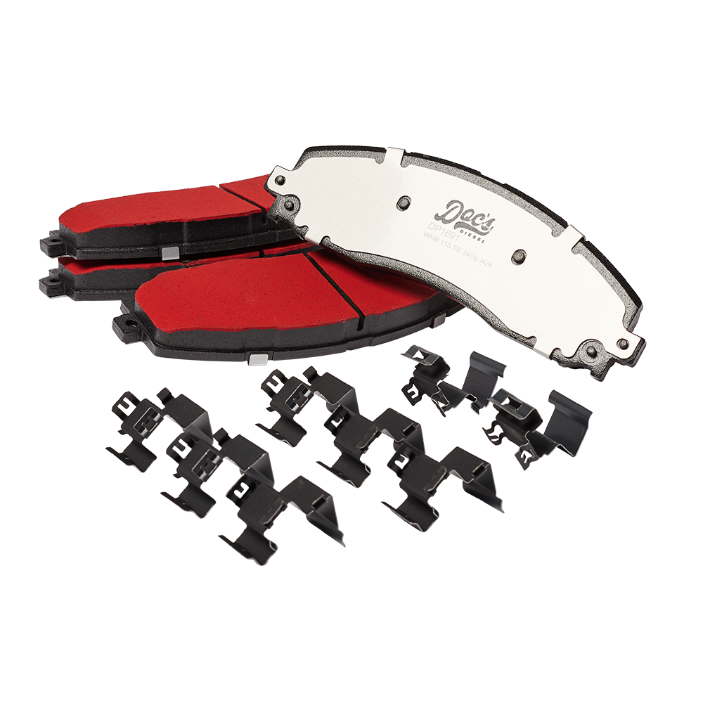 Doc's Diesel Ford 6.7L Powerstroke Severe Duty Rear Brake Pads 2013-2022
