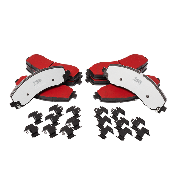 TRQ Front & Rear Ceramic Disc Brake Pads & Rotor Kit for Dodge TRQ Front & Rear Ceramic Disc Brake Pads & Rotor Kit for Dodge