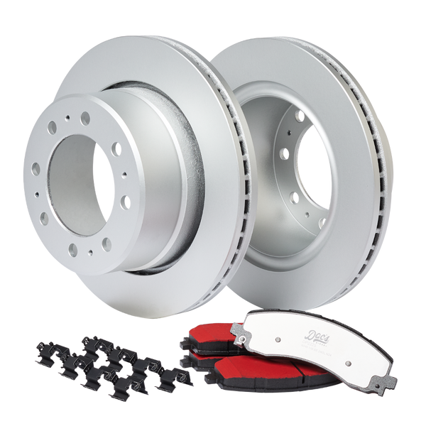 Doc's Diesel RAM 6.7L Cummins SRW Rear Brake Pads and Rotors Kit 2019-2024
