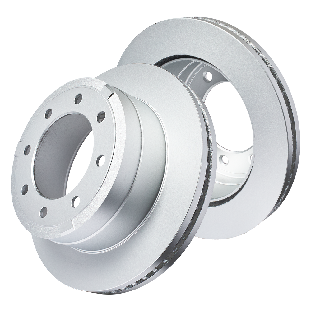 Doc's Diesel Ford 6.7L Powerstroke High Carbon Rear Brake Rotor Set 2013-2022