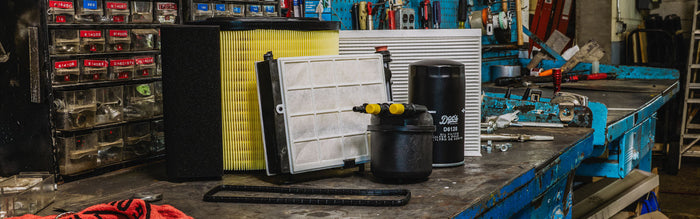 Doc's Diesel maintenance kit with filters and other replacement parts