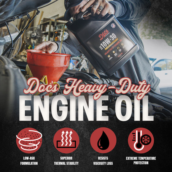 Doc's Diesel 10W-30 Full Synthetic Heavy Duty Diesel Oil Enhanced Brand Content 1