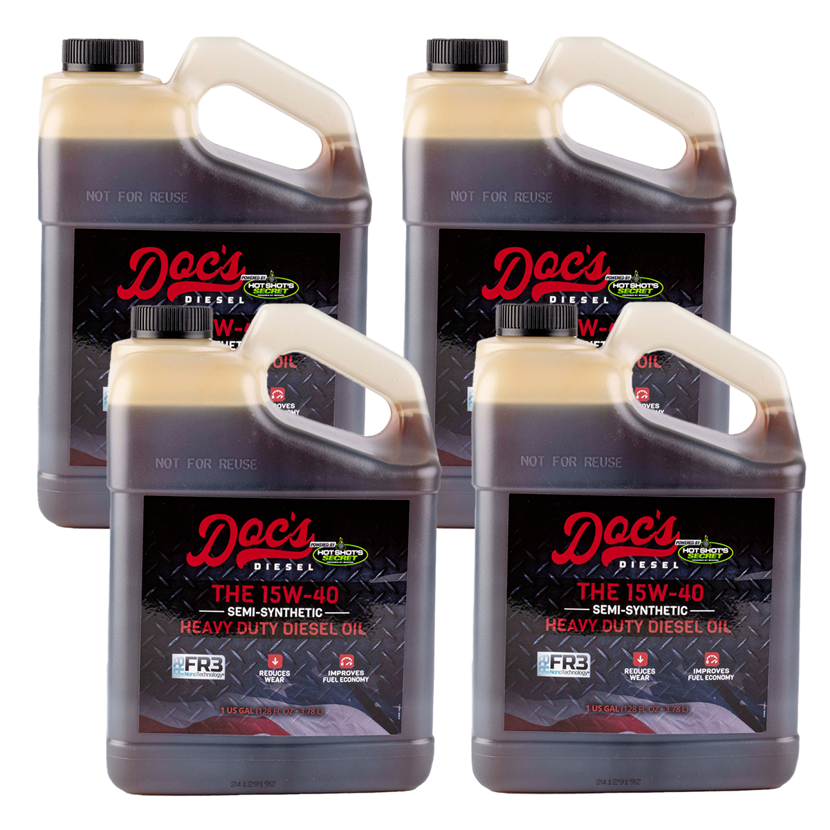 Doc's Diesel The 15W-40 SEMI Synthetic Heavy Duty Diesel Oil Quantity 4