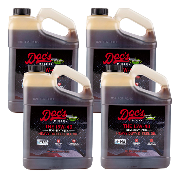 Doc's Diesel The 15W-40 SEMI Synthetic Heavy Duty Diesel Oil Quantity 4