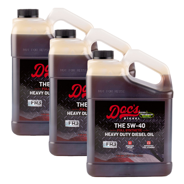 Doc's Diesel The 5W-40 Full Synthetic Heavy Duty Diesel Oil Quantity 3