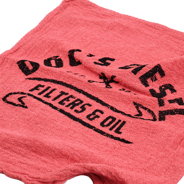 Doc's Shop Rag closeup