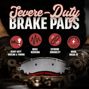 Doc's Diesel Severe-Duty Brake Pads benefits and features callout
