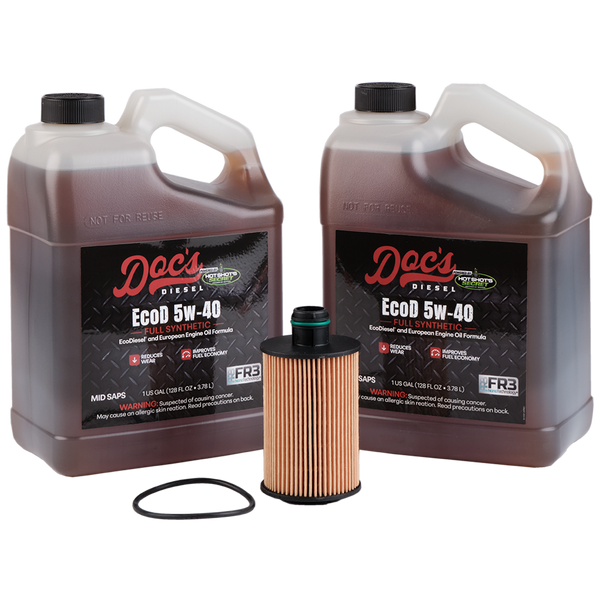 Doc's Diesel Jeep Grand Cherokee/RAM 1500 3.0L EcoDiesel 5W-40 Full Synthetic Oil Change Kit 2014-2019 2 Gallons