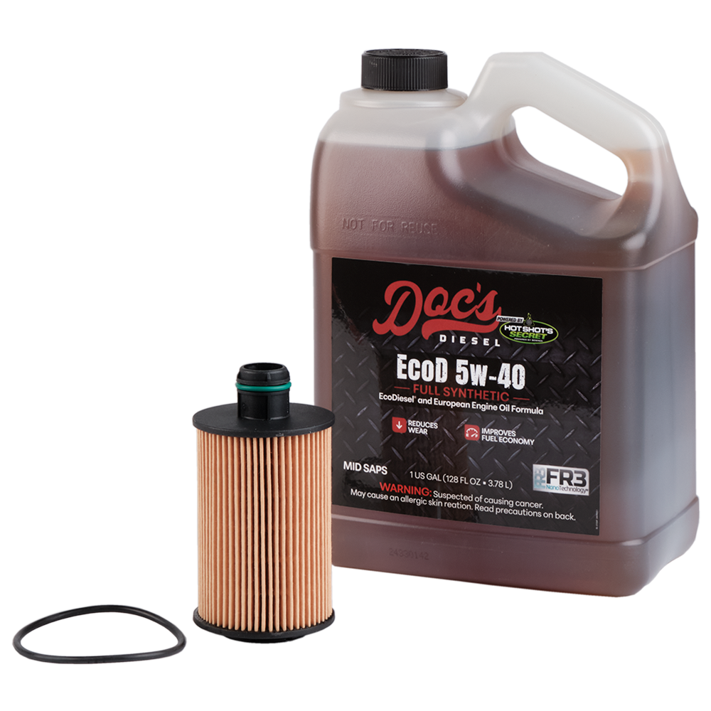 Doc's Diesel Jeep Grand Cherokee/RAM 1500 3.0L EcoDiesel 5W-40 Full Synthetic Oil Change Kit 2014-2019 1 Gallon