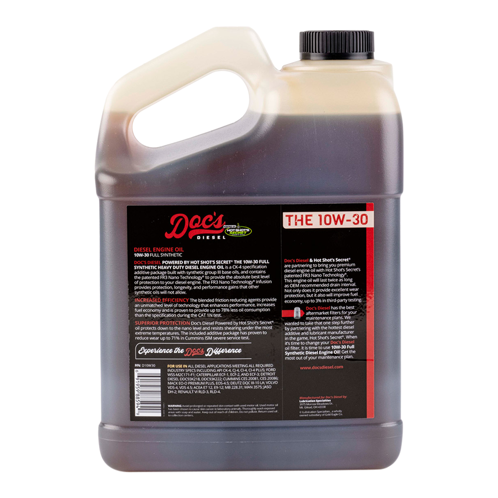Doc's Diesel The 10W-30 Full Synthetic Heavy Duty Diesel Oil