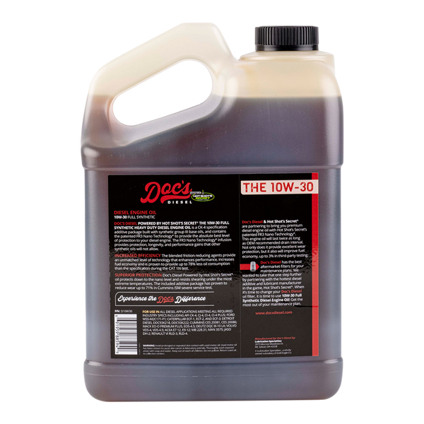 Doc's Diesel The 10W-30 Full Synthetic Heavy Duty Diesel Oil
