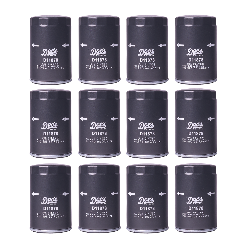 Doc's Diesel Chevrolet/GMC 6.6L Duramax Oil Filter 2020-2024 (12-pack) Replaces AC/Delco PF26