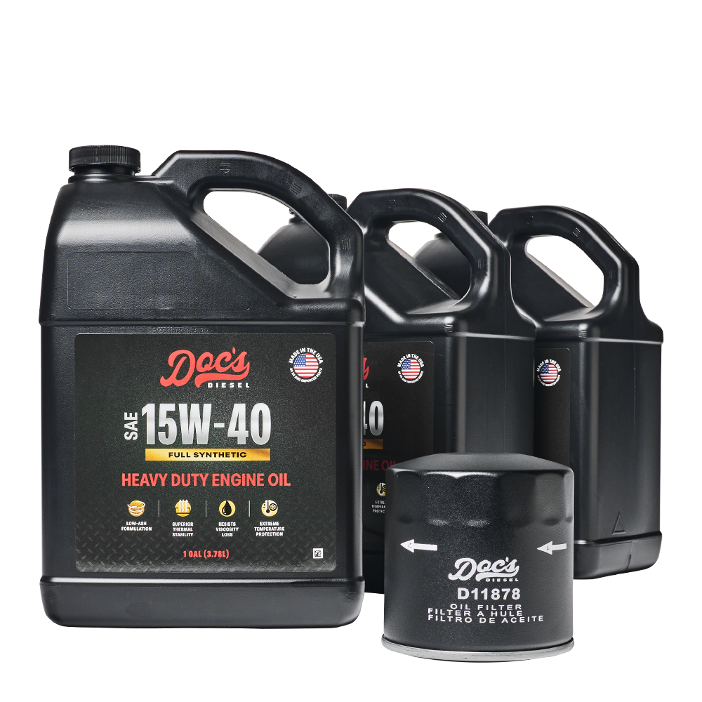 Doc's Diesel Chevrolet/GMC 6.6L Duramax 15W-40 Full Synthetic Oil Change Kit 2020-2025 brand_Doc's Diesel