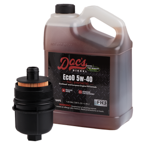 Doc's Diesel Jeep Wrangler/Gladiator 3.0L + Dodge RAM 1500 3.0L EcoDiesel 5W-40 Full Synthetic Oil Change Kit 2020-2024 1 Gallon