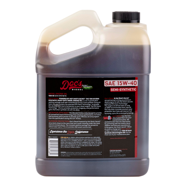 Doc's Diesel The 15W-40 SEMI Synthetic Heavy Duty Diesel Oil Quantity 1