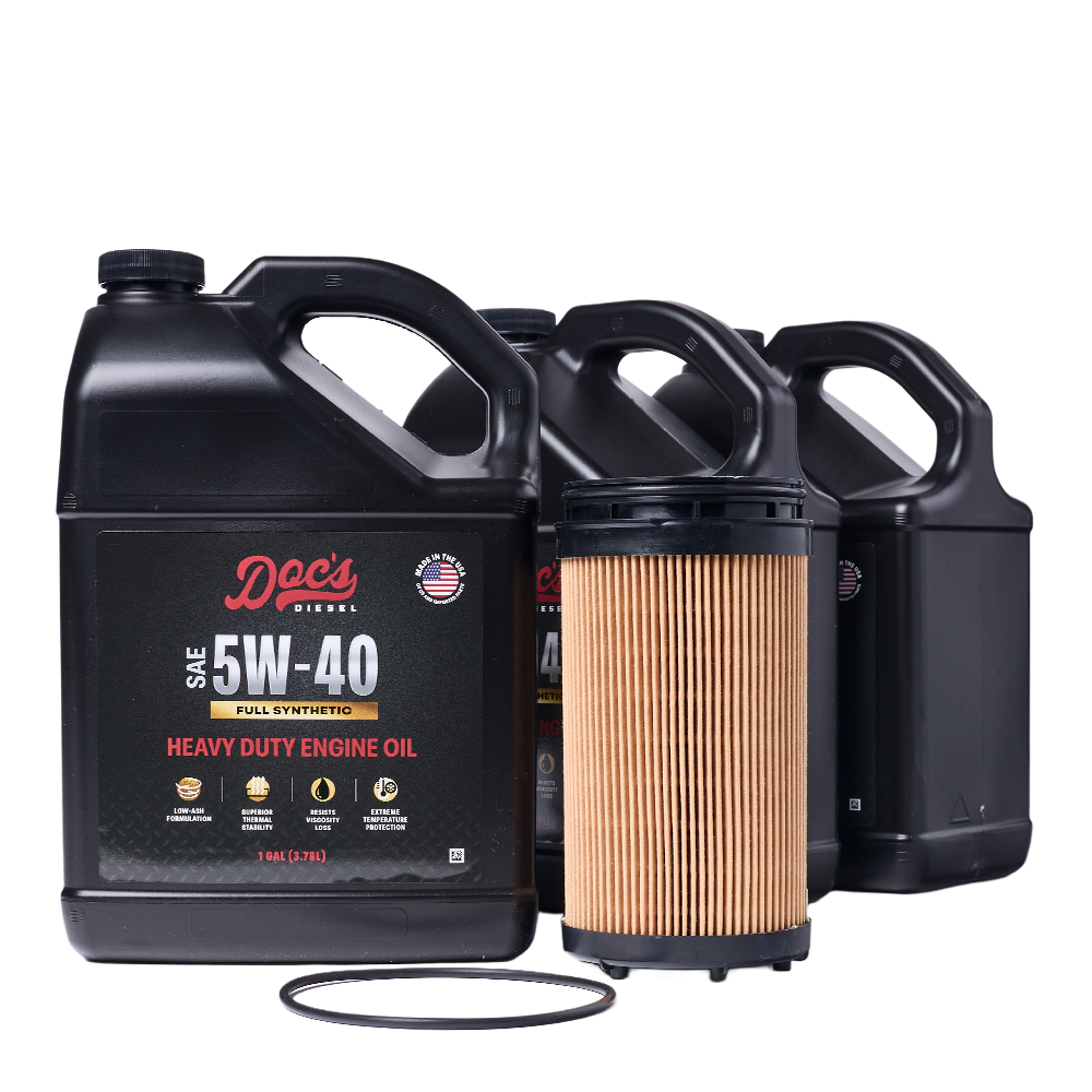 Doc's Diesel RAM 6.7L Cummins 5W-40 Full Synthetic Oil Change Kit 2025-2026 (Quantity 3)