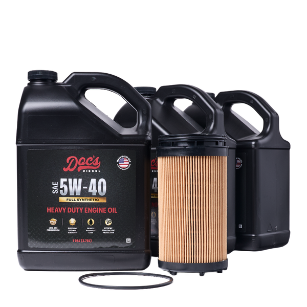 Doc's Diesel RAM 6.7L Cummins 5W-40 Full Synthetic Oil Change Kit 2025-2026 (Quantity 3)