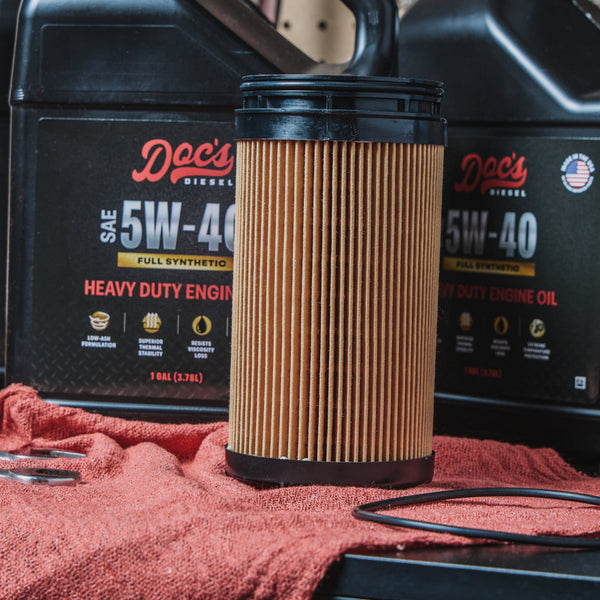 Doc's Diesel RAM 6.7L Cummins 5W-40 Full Synthetic Oil Change Kit 2025-2026 Lifestyle