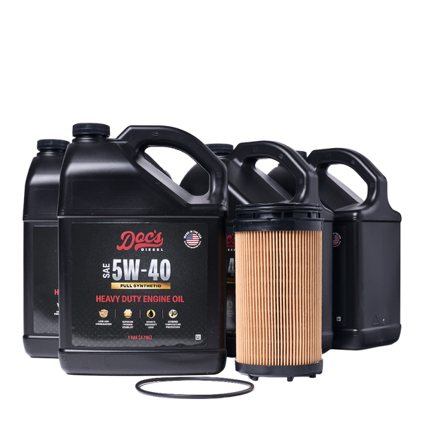 Doc's Diesel RAM 6.7L Cummins 5W-40 Full Synthetic Oil Change Kit 2025-2026 (Quantity 4)