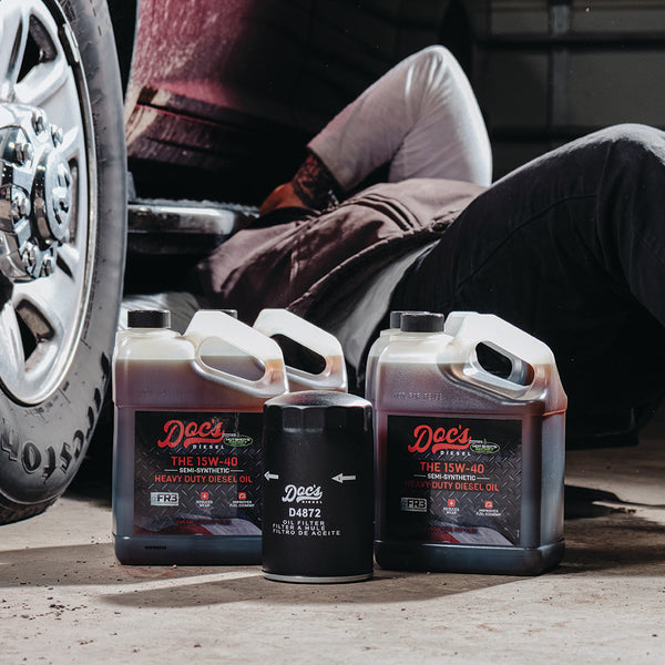 Doc's Diesel Ford 7.3L Powerstroke 15W-40 SEMI Synthetic Oil Change Kit 1994-2003 Lifestyle brand_Hot Shot's