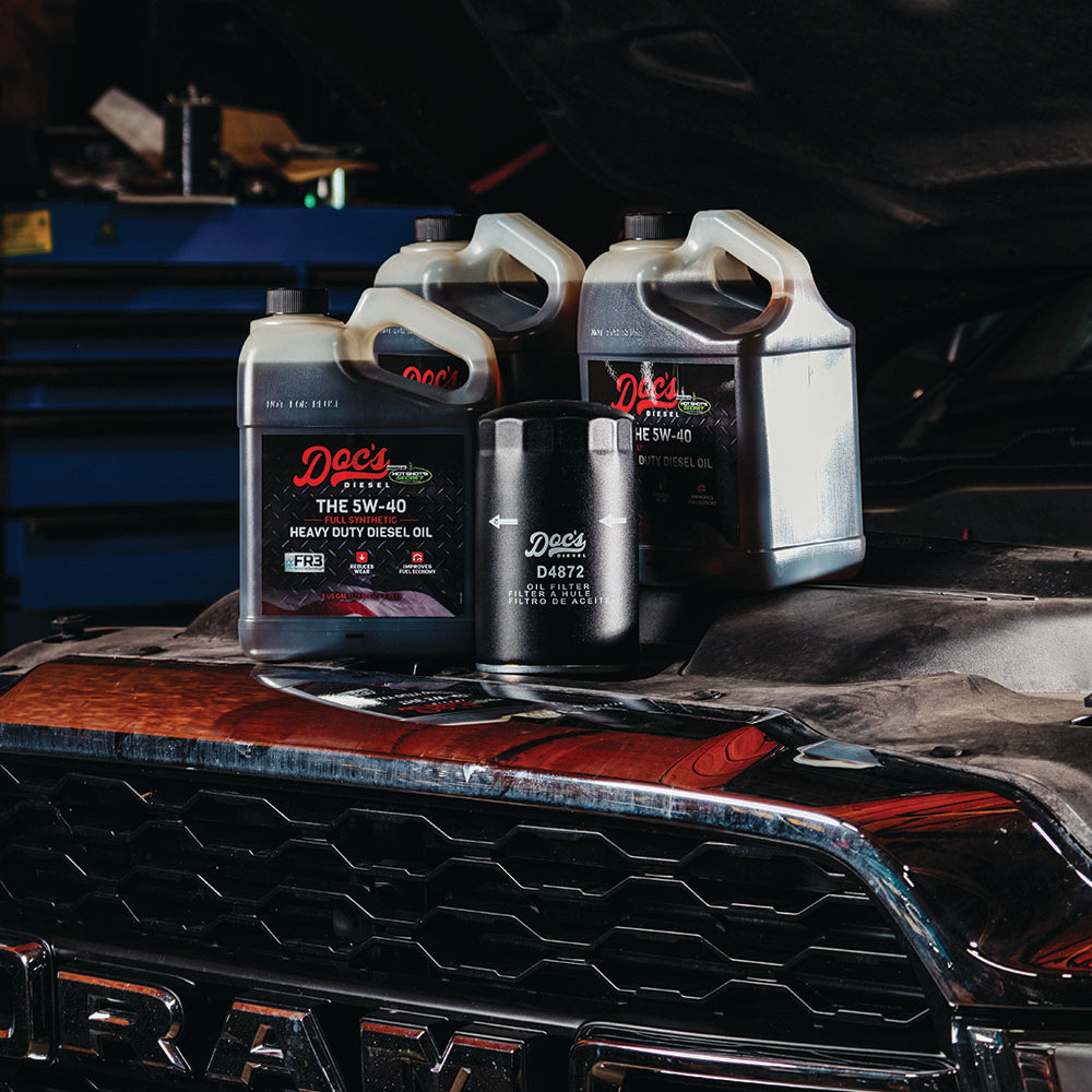 Doc's Diesel Ford 7.3L Powerstroke 5W-40 Full Synthetic Oil Change Kit 1994-2003 Lifestyle