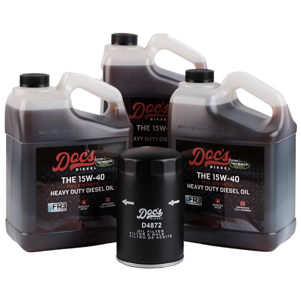 Doc's Diesel Ford 7.3L Powerstroke 15W-40 Full Synthetic Oil Change Kit 1994-2003 3 Gallons