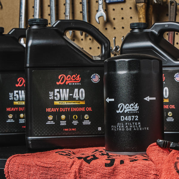 Doc's Diesel Ford 7.3L Powerstroke 5W-40 Full Synthetic Oil Change Kit 1994-2003 brand_Doc's Diesel Gallons 3