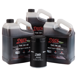 Doc's Diesel Dodge RAM 6.7L Cummins 5W-40 Full Synthetic Oil Change Kit 1989-2024 3 Gallons