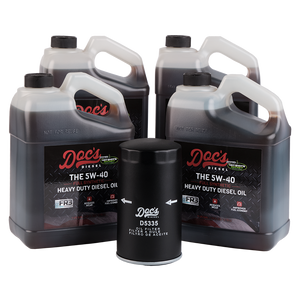 Doc's Diesel Dodge RAM 6.7L Cummins 5W-40 Full Synthetic Oil Change Kit 1989-2024 4 Gallons
