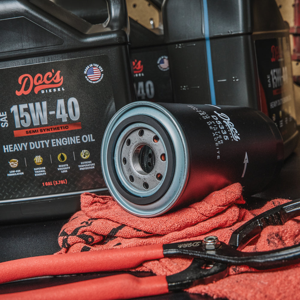 Doc's Diesel Dodge RAM 6.7L/5.9L Cummins 15W-40 SEMI Synthetic Oil Change Kit 1989-2024 brand_Doc's Diesel
