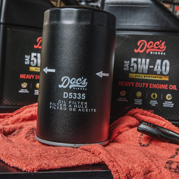 Doc's Diesel Dodge RAM 6.7L/5.9L Cummins 5W-40 Full Synthetic Oil Change Kit 1989-2024 brand_Doc's Diesel