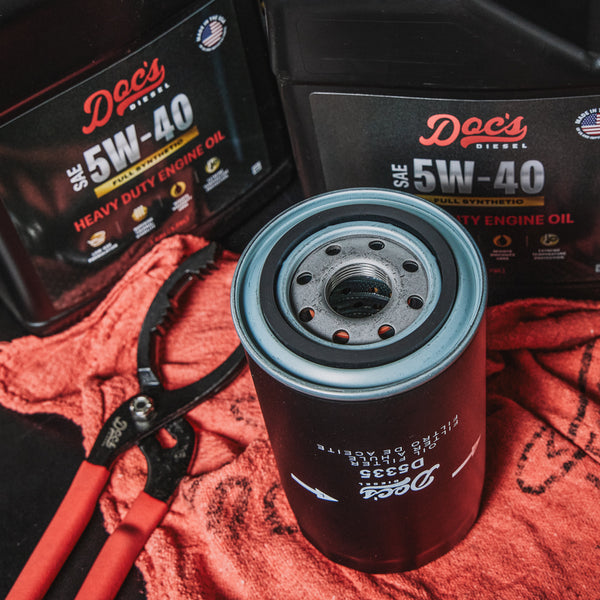 Doc's Diesel Dodge RAM 6.7L/5.9L Cummins 5W-40 Full Synthetic Oil Change Kit 1989-2024 brand_Doc's Diesel