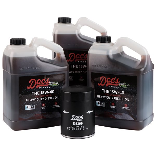 Doc's Diesel Chevrolet/GMC 6.6L Duramax 15W-40 Full Synthetic Oil Change Kit 2001-2019