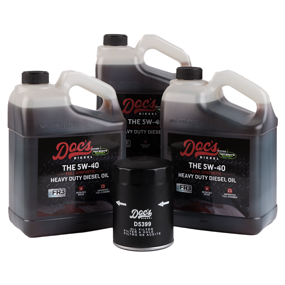 Doc's Diesel Chevrolet/GMC 6.6L Duramax 5W-40 Full Synthetic Oil Change Kit 2001-2019