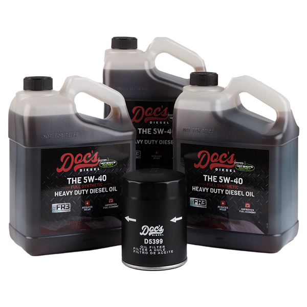 Doc's Diesel Chevrolet/GMC 6.6L Duramax 5W-40 Full Synthetic Oil Change Kit 2001-2019