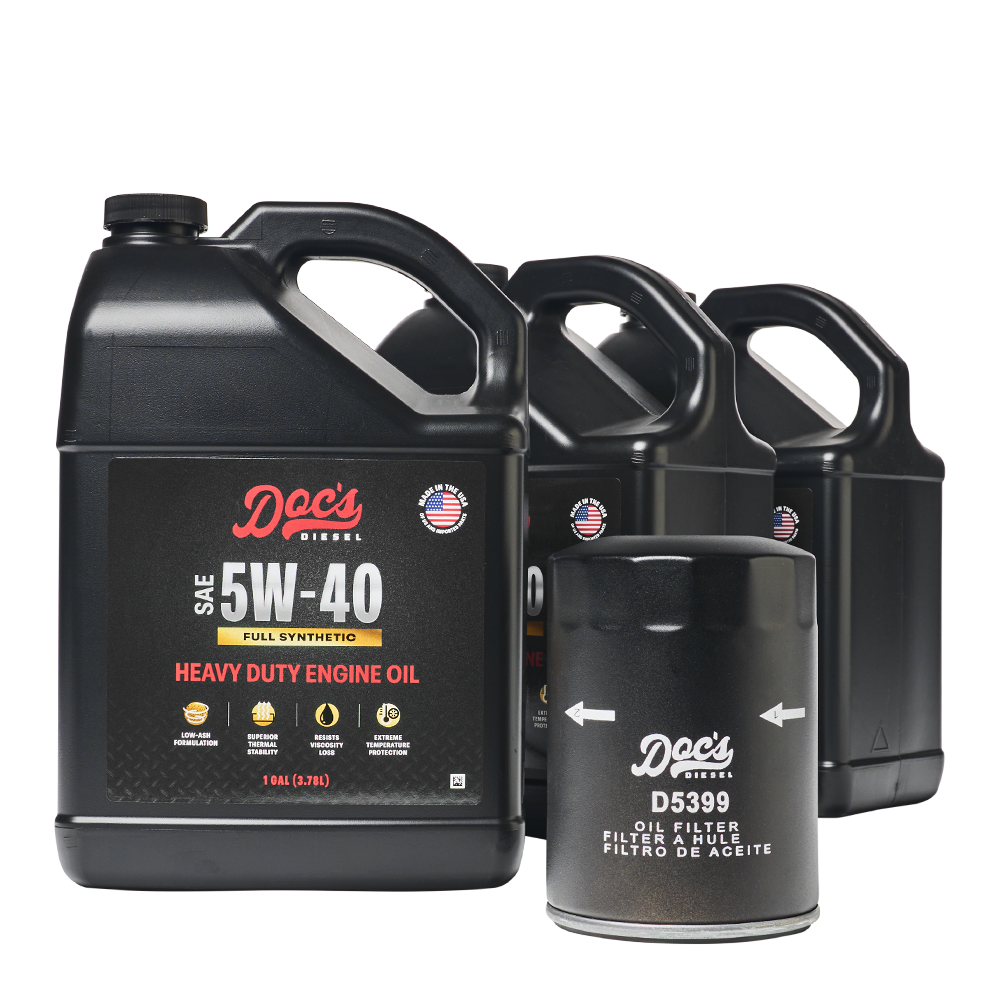 Doc's Diesel Chevrolet/GMC 6.6L Duramax 5W-40 Full Synthetic Oil Change Kit 2001-2019 brand_Doc's Diesel