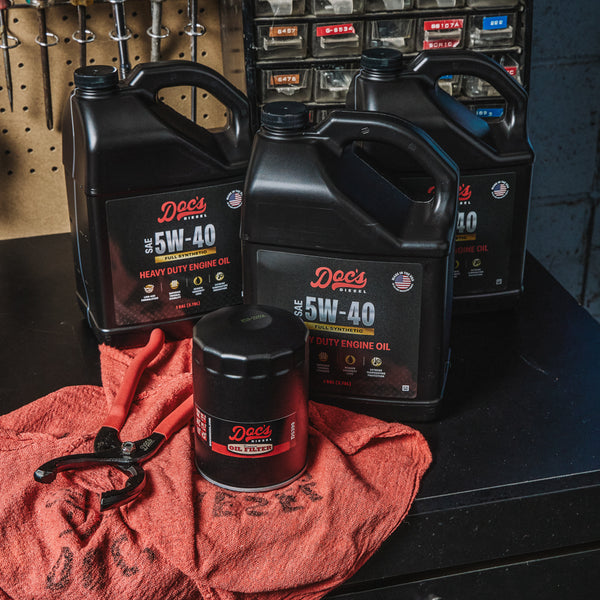 Doc's Diesel Chevrolet/GMC 6.6L Duramax 5W-40 Full Synthetic Oil Change Kit 2001-2019 brand_Doc's Diesel