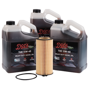 Doc's Diesel Ford 6.0L/6.4L Powerstroke 15W-40 Full Synthetic Oil Change Kit 2003-2010 3 Gallons