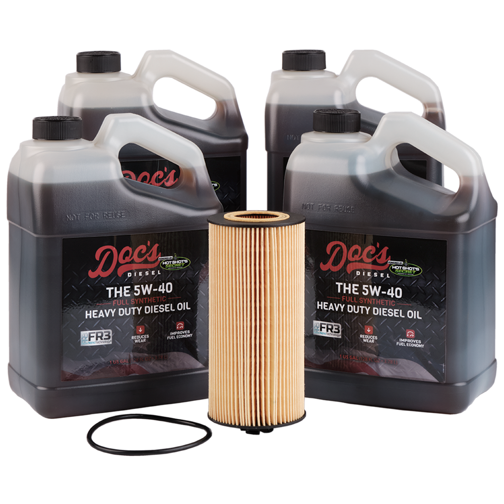 Doc's Diesel Ford 6.0L/6.4L Powerstroke 15W-40 Full Synthetic Oil Change Kit 2003-2010 4 Gallons