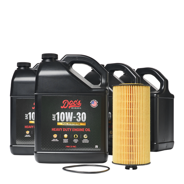 Doc's Diesel Ford 6.0L/6.4L Powerstroke 10W-30 Full Synthetic Oil Change Kit 2003-2010 brand_Doc's Diesel Gallons 4
