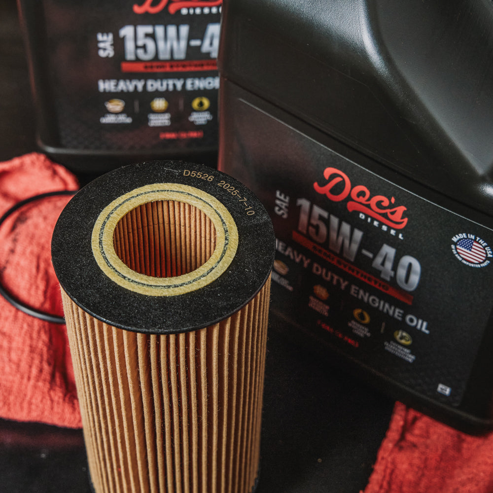 Doc's Diesel Ford 6.0L/6.4L Powerstroke 15W-40 SEMI Synthetic Oil Change Kit 2003-2010 brand_Doc's Diesel
