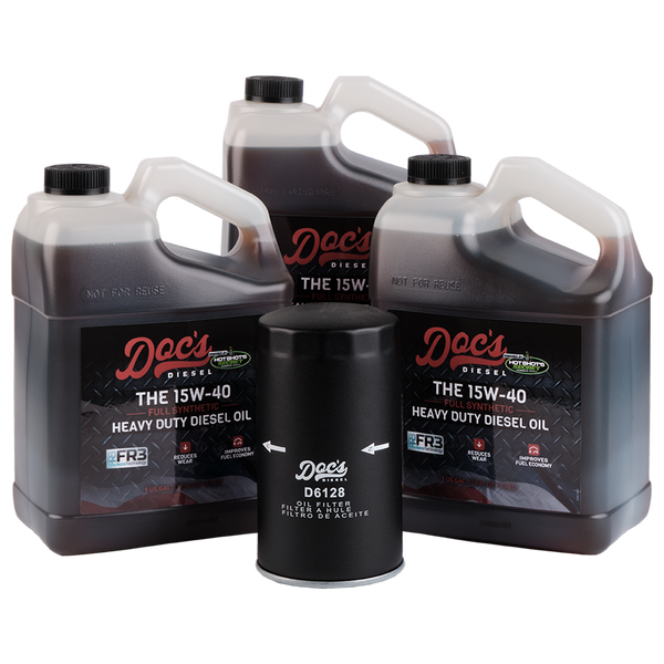 Doc's Diesel Ford 6.7L Powerstroke 15W-40 Full Synthetic Oil Change Kit 2011-2024 Gallons 3