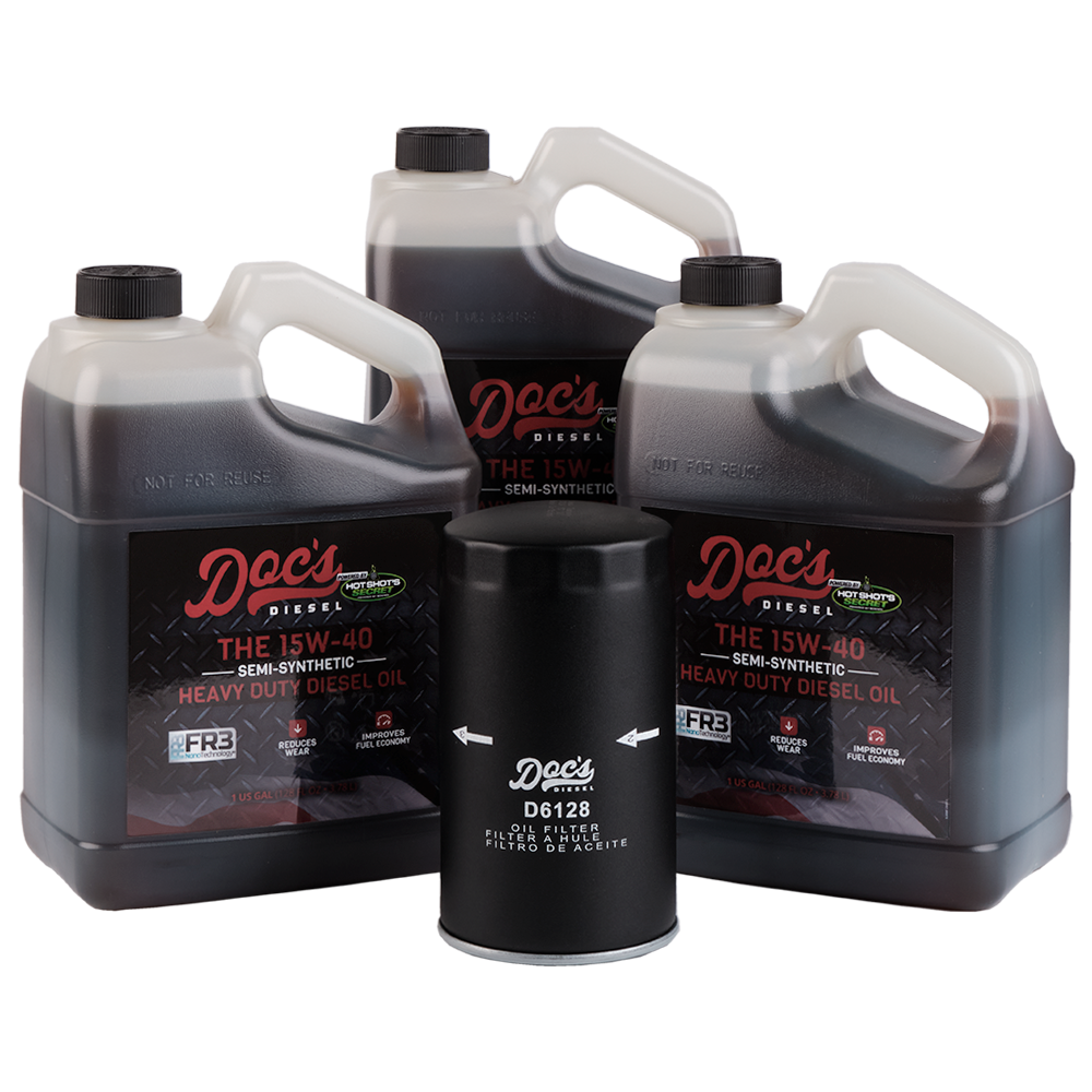 Doc's Diesel Ford 6.7L Powerstroke 15W-40 SEMI Synthetic Oil Change Kit 2011-2024 3 Gallons