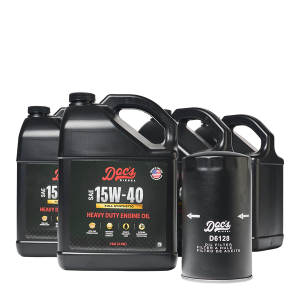Doc's Diesel Ford 6.7L Powerstroke 15W-40 Full Synthetic Oil Change Kit 2011-2025 brand_Doc's Diesel Gallons 4