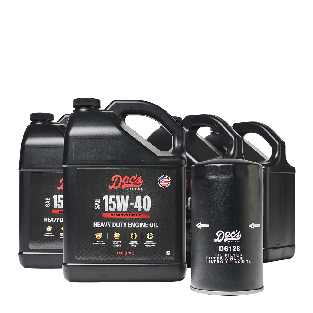 Doc's Diesel Ford 6.7L Powerstroke 15W-40 SEMI Synthetic Oil Change Kit 2011-2025 brand_Doc's Diesel Gallons 4