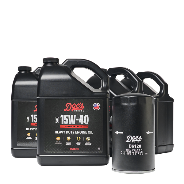 Doc's Diesel Ford 6.7L Powerstroke 15W-40 SEMI Synthetic Oil Change Kit 2011-2025 brand_Doc's Diesel Gallons 4