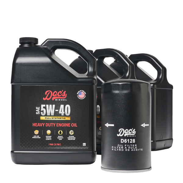 Doc's Diesel Ford 6.7L Powerstroke 5W-40 Full Synthetic Oil Change Kit 2011-2025 brand_Doc's Diesel Gallons 4